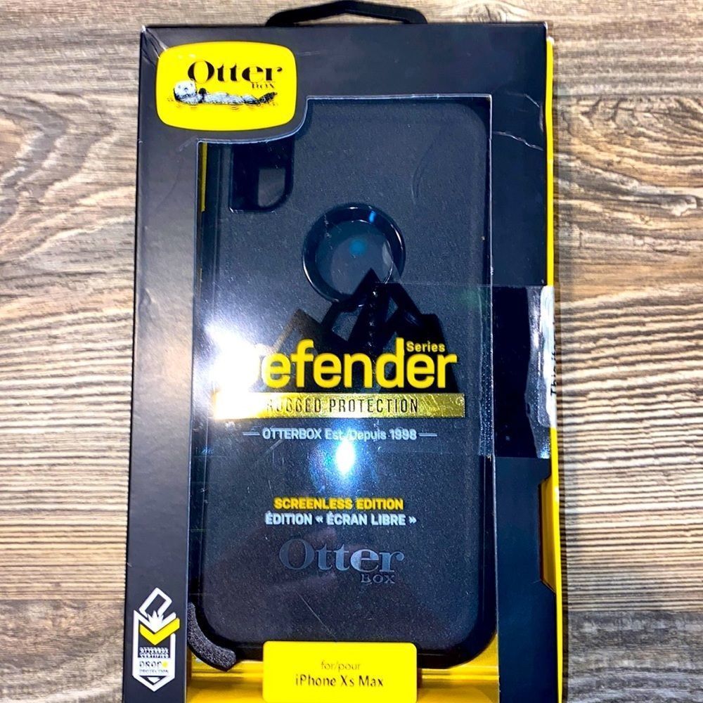 NEW Otterbox Defender Series Screenless Edition Case for iPhone Xs Max - Black.R